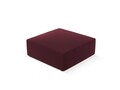 Taburet, Ruby, Micadoni Home, BL, 93x93x40 cm, piele ecologica, bordo