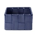 Organizator dulap, Compactor, Toronto, 12 x 12 x 7 cm, textil, albastru/gri