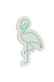 Decoratiune luminoasa LED, Flamingo, Benzi flexibile de neon, DC 12 V, Verde