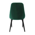 Scaun Louis Quilter, Homla, 59x47x88 cm, metal/catifea din poliester, verde