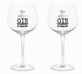 Set 2 pahare pentru gin, Tognana, Let's party, 580 ml, sticla, transparent