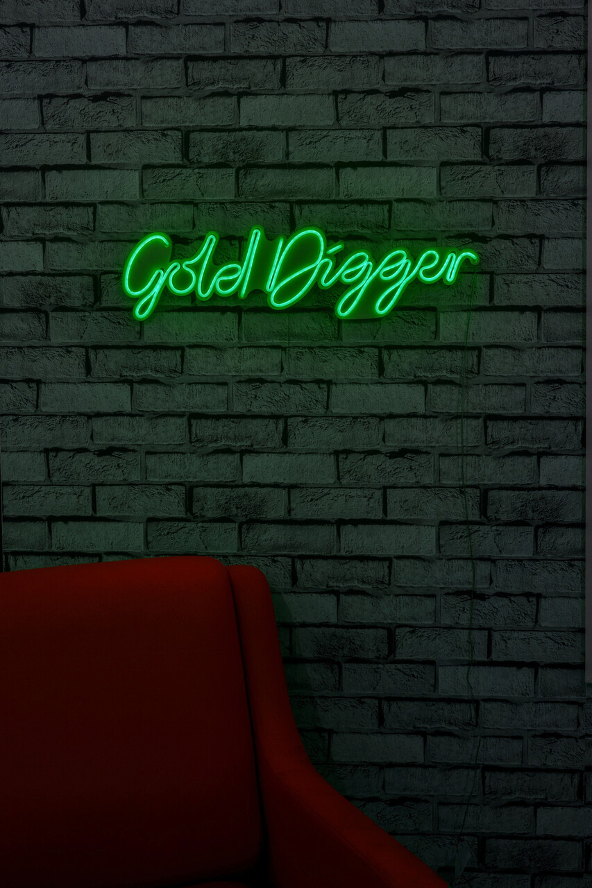 Decoratiune luminoasa LED, Gold Digger, Benzi flexibile de neon, DC 12 V, Verde - 1 | YEO