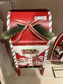 Cutie postala Xmas, Excellent Houseware, 20x19x44.5 cm, MDF, rosu