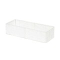 Organizator dulap, Compactor, Tex Large, 30 x 12 x 7 cm, textil, alb