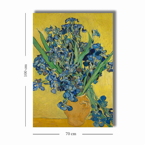 Tablou decorativ, 70100VANGOGH051, Canvas , Lemn, Multicolor