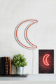 Decoratiune luminoasa LED, Crescent, Benzi flexibile de neon, DC 12 V, Rosu