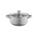 Set de gatit 6 piese Tully, Domotti, 16/18/20 cm,  inox, argintiu