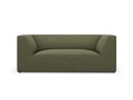 Canapea 2 locuri, Ruby, Micadoni Home, BL, 174x93x69 cm, velur, verde