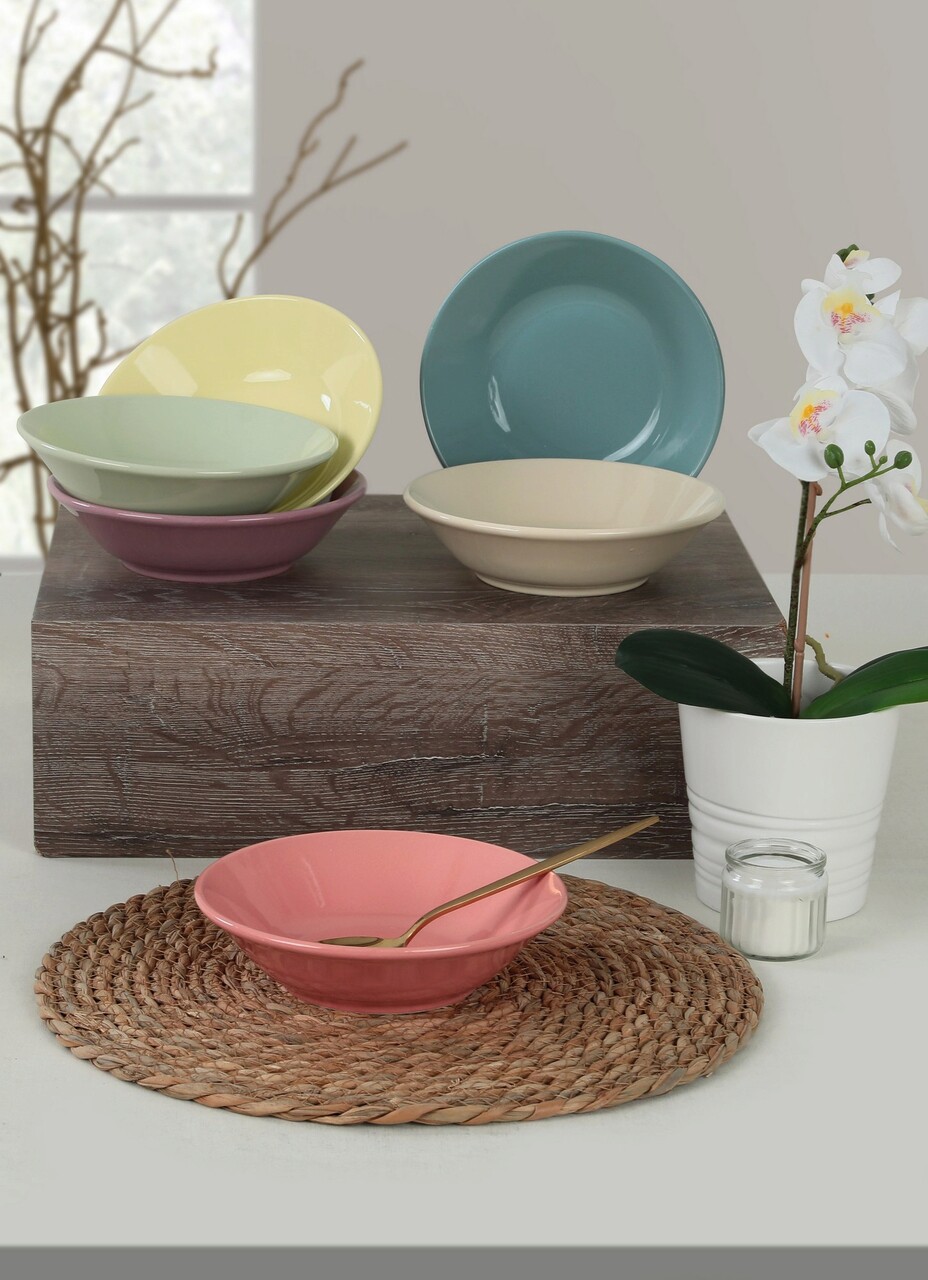 Set boluri, Keramika, 275KRM1835, 100% CERAMICA / , Nu absoarbe apa, Multicolor