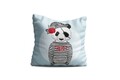 Perna decorativa Panda Pirate, Oyo Kids, 43x43 cm, poliester, multicolor