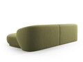 Coltar dreapta 4 locuri, Camden, Cosmopolitan Design, 289x177x72 cm, catifea, verde deschis