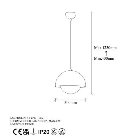 Lustra, Fulgor, 942FLG2511, Metal, Auriu