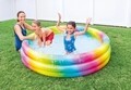 Piscina gonflabila pentru copii Rainbow Ombre, 581 L, 168x38 cm, polivinil, multicolor