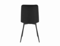 Scaun Jerry Velvet, Signal, 45x39x91 cm, catifea/otel, negru