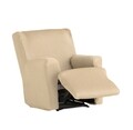 Husa fotoliu cu recliner elastica bi-stretch, Ulises, bej C/1