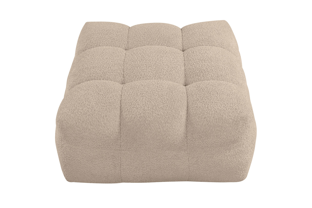 Pouf Bellezza 90x90x43 cm, Bej sand - 1 | YEO