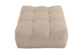 Pouf Bellezza 90x90x43 cm, Bej sand