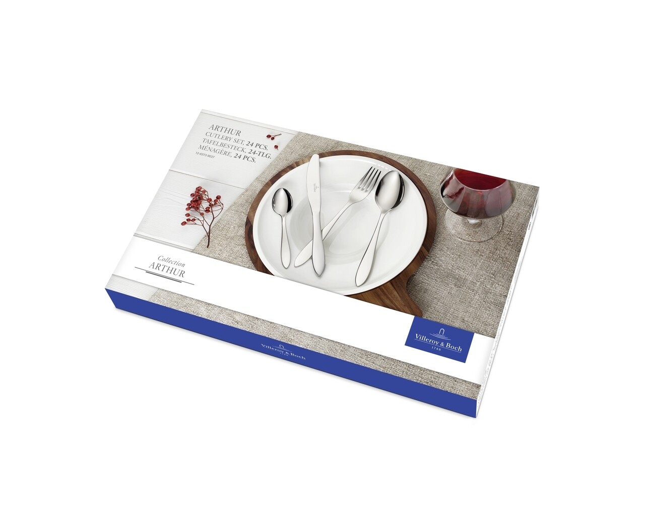 Set tacamuri 24 piese, Villeroy & Boch, Arthur Cutlery, inox 18/10 - 2 | YEO