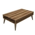 Masuta de cafea City Walnut, Hommy Craft, 105x60x37 cm, aluna