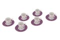 Set de cafea Kutahya Porselen, RU12KT4309724, 12 piese, portelan