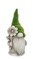 Decoratiune de gradina Gnome, Bizzotto, 14.5 x 31 cm, magneziu