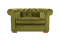 Fotoliu Oxford Chesterfield, 93x116x75 cm, Olive