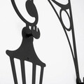 Cuier de perete, Hayat WSH-022, Metal, Dimensiune: 117 x 4 x 211 cm, Negru