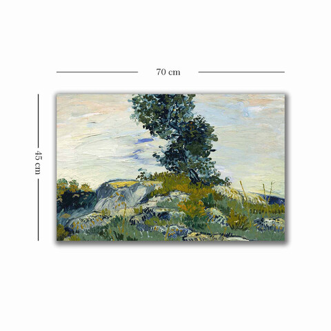 Tablou decorativ, 4570VANGOGH019, Canvas , Lemn, Multicolor