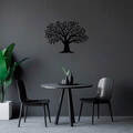 Decoratiune de perete, Monumental Tree Large, Metal, Dimensiune: 70 x 51 cm, Negru