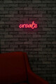 Decoratiune luminoasa LED, Create, Benzi flexibile de neon, DC 12 V, Roz