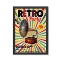 Tablou decorativ, Retro Party (40 x 55), MDF , Polistiren, Multicolor