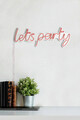 Decoratiune luminoasa LED, Lets Party, Benzi flexibile de neon, DC 12 V, Roz