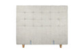 Pat matrimonial, Stockholm, Dots E, 180x200 cm, saltea tip Pocket, topper memory, Bej