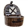 Cos pentru picnic 10 piese Wicker, DKD Home Decor, 40x30x19 cm, rachita