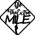 Decoratiune de perete, Go The Extra Mile, Tanelorn, 60x60 cm, metal