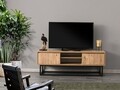 Comoda TV Belinda 140, Kalune Design, 140x40x50 cm, maro