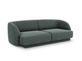 Canapea 2 locuri, Miley, Micadoni Home, BL, 184x85x74 cm, poliester chenille, albastru petrol