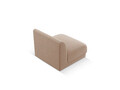 Modul canapea 1 loc fara cotiere, Miley, Micadoni Home, BL, 85x75x74 cm, catifea, cappuccino