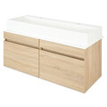 Top pentru masca de lavoar Bath, 75x52x0.6 cm, rasina/marmura, alb