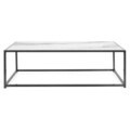 Set mobilier pentru gradina/terasa, 4 piese, Reef, 124x64.5x40 cm / 79x77x61 cm, aluminiu, gri/negru