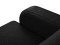 Coltar dreapta 4 locuri, Molino-101, Micadoni Home, 250x170x72 cm, tesatura boucle, negru