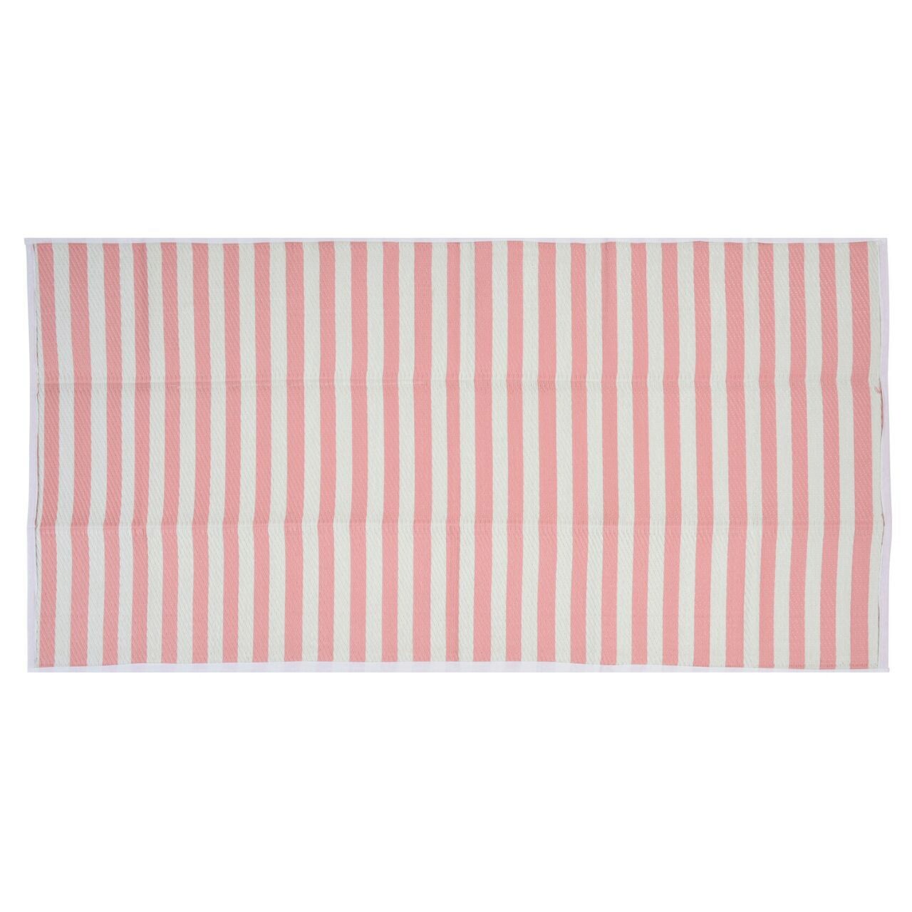 Patura pentru picnic Stripes, pliabila, 90x180 cm, polipropilena, roz