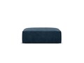 Taburet, Kaelle, Micadoni Home, BL, 100x80x38 cm, poliester chenille, albastru regal