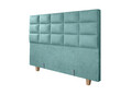 Pat matrimonial, Stockholm, Cubic E, 140x200 cm, saltea tip Pocket, topper memory, Mint