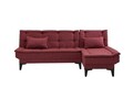 Coltar, Unique Design, 867UNQ1909, Lemn de carpen, Rosu claret