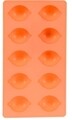 Forme pentru gheata Orange, 19.5x10.5x1.5 cm, silicon, portocaliu