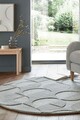 Covor Gigi Grey, Flair Rugs, D160 cm, lana, gri