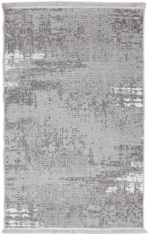 Covor Eko rezistent, NK 01 - Cream, Grey, 100% poliester, 75 x 300 cm