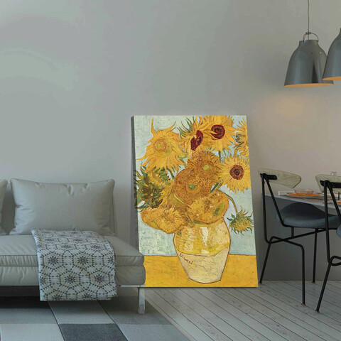 Tablou decorativ, 70100VANGOGH003, Canvas , Lemn, Multicolor