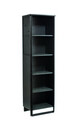 Corp biblioteca, Çilek, Dark Metal Bookcase, 53x180x35 cm, Multicolor